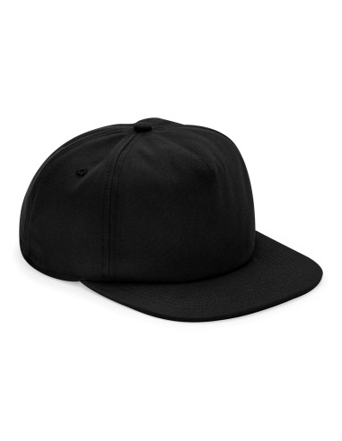 B-BC64N-Casquette 5 Pans Style Déstructuré en Coton Biologique